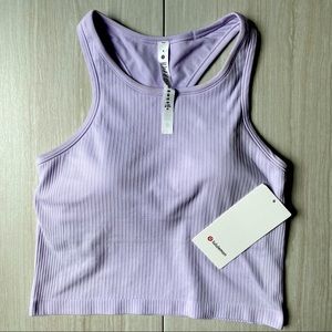 NEW Lululemon Ebb To Street Racerback Crop Tank
